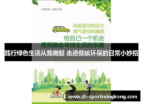 践行绿色生活从我做起 走进低碳环保的日常小妙招